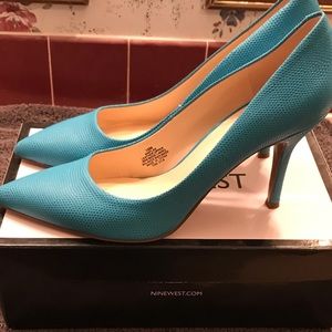 Turquoise Pumps